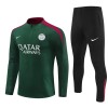 Paris Saint-Germain Training Sweatshirts Quarter-zip 2024-25 Grüne Für Kinder